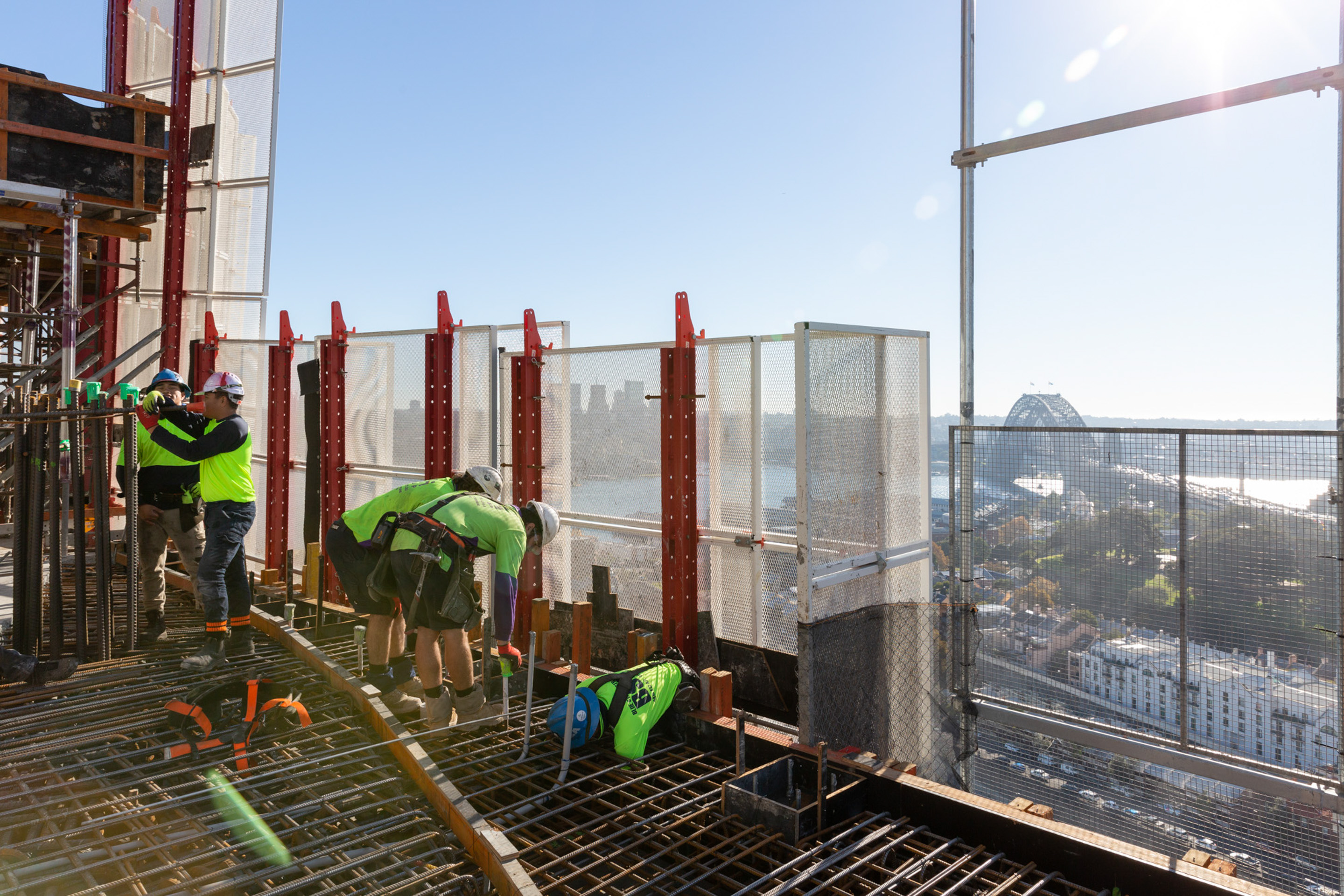 Crown Sydney Participation Plan Workers Harbour Bridge View