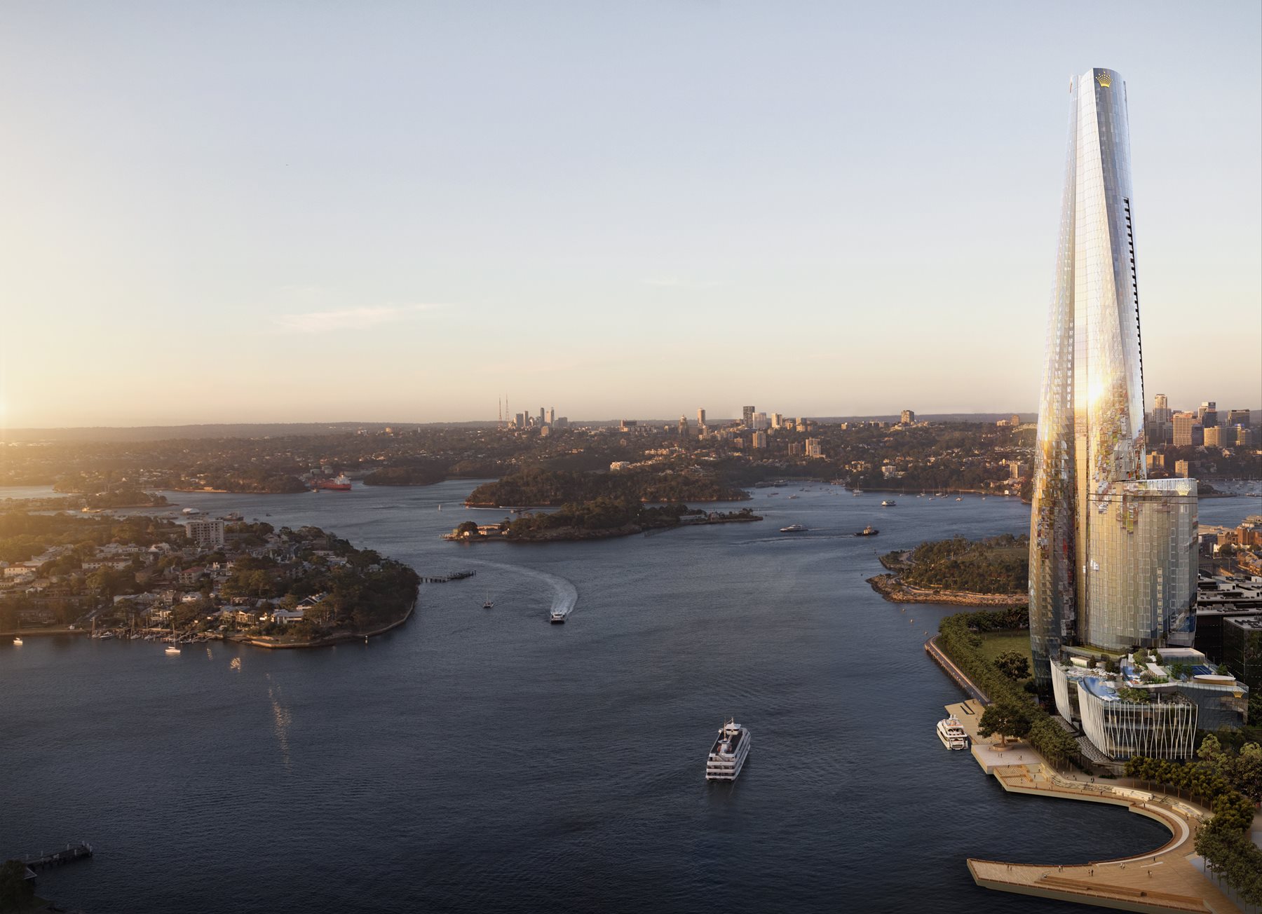 Crown Sydney Property Aerial Shot