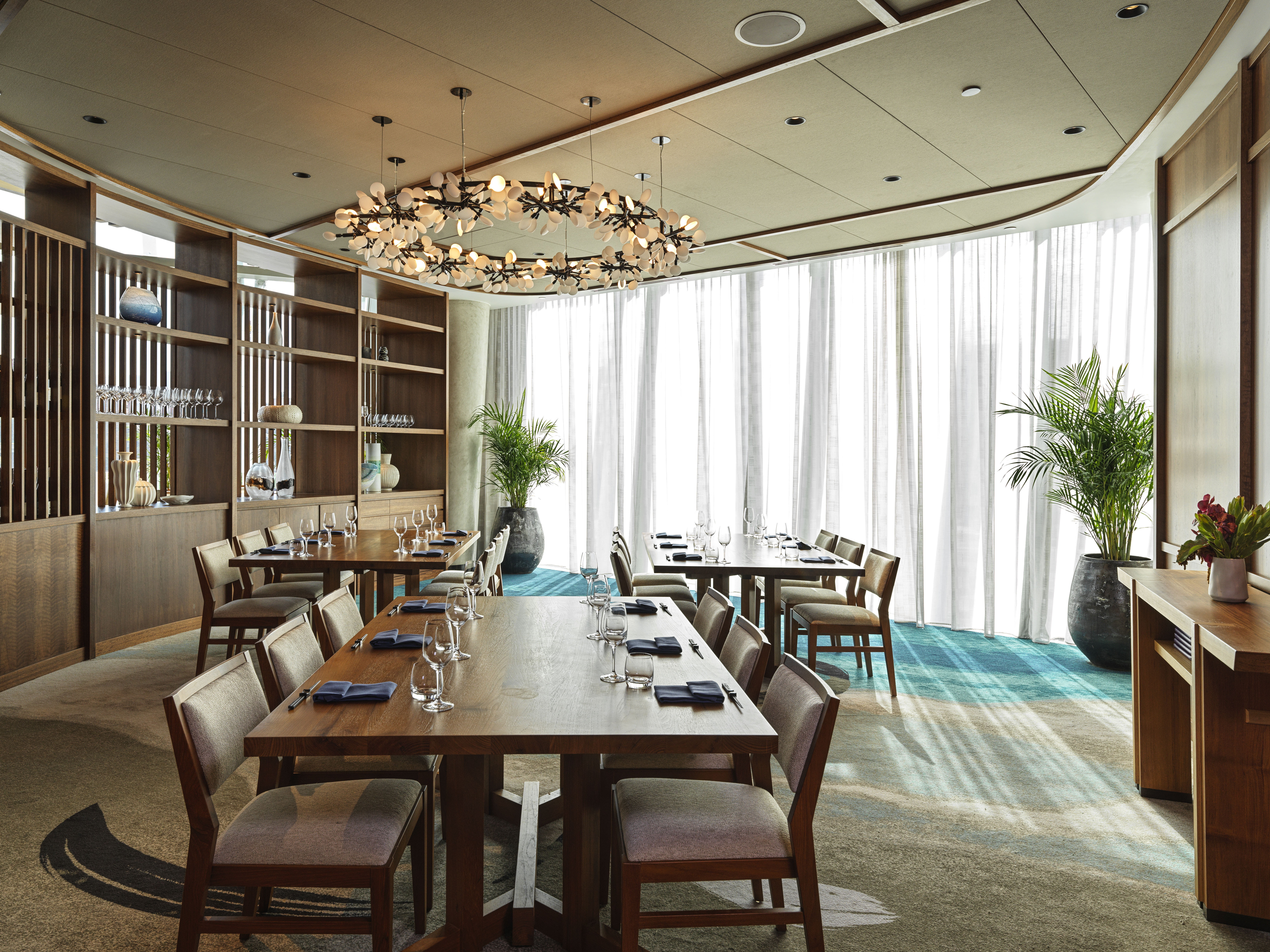 nobu japanese fine dining corporate room