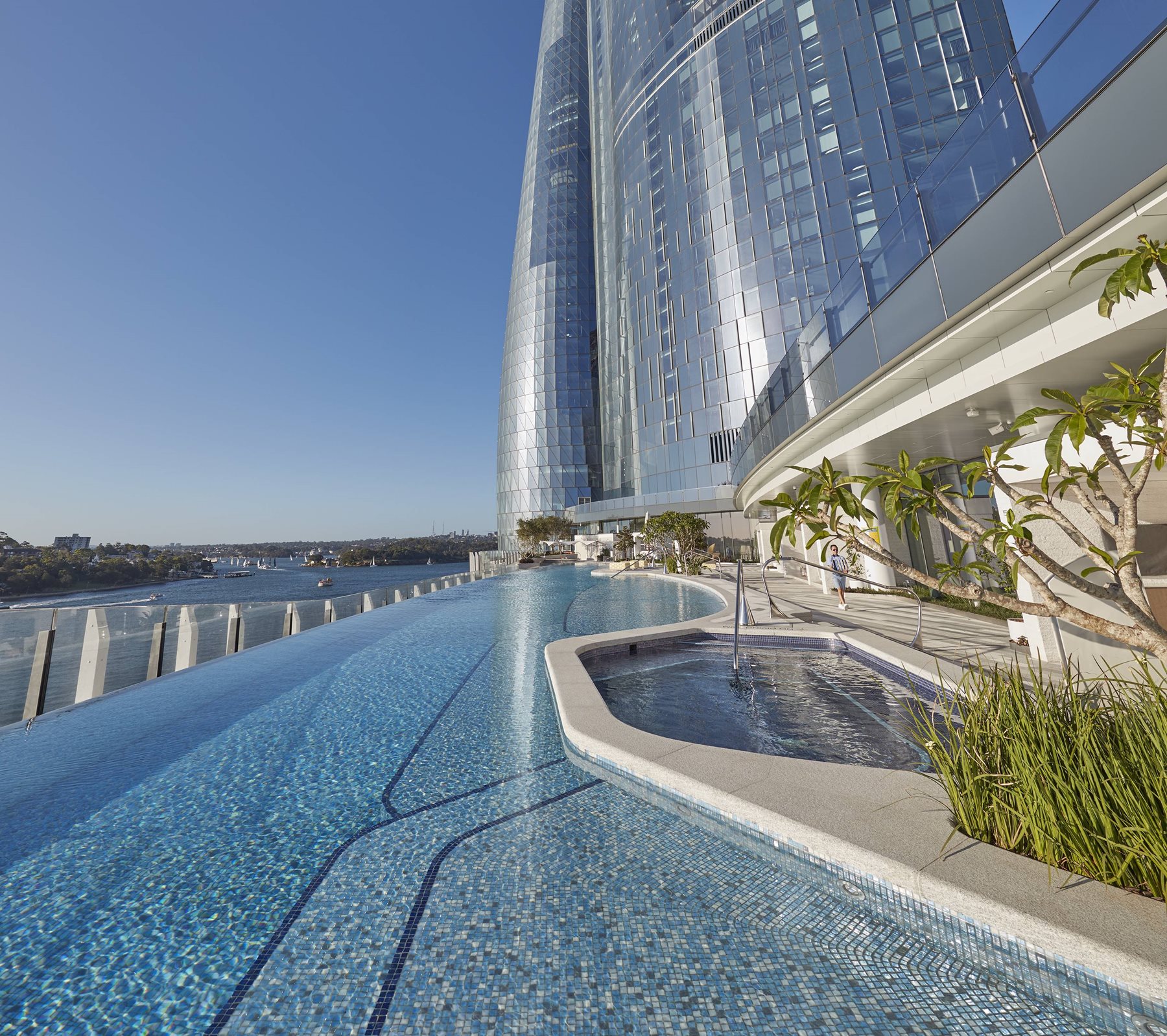 Crown Towers Hotel Pool In Barangaroo Crown Sydney Crown Sydney