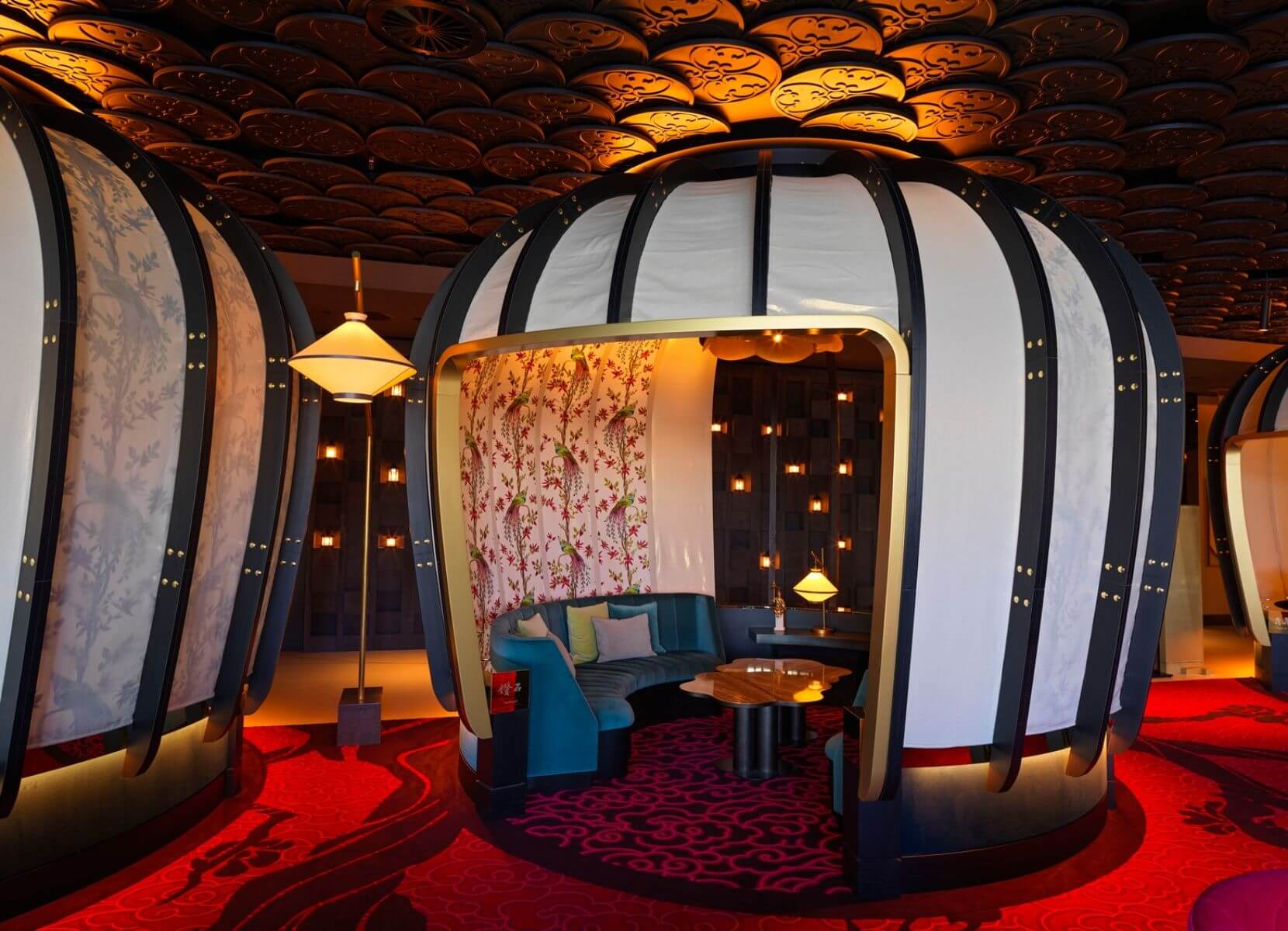 Crown Sydney Teahouse birdcage lounge