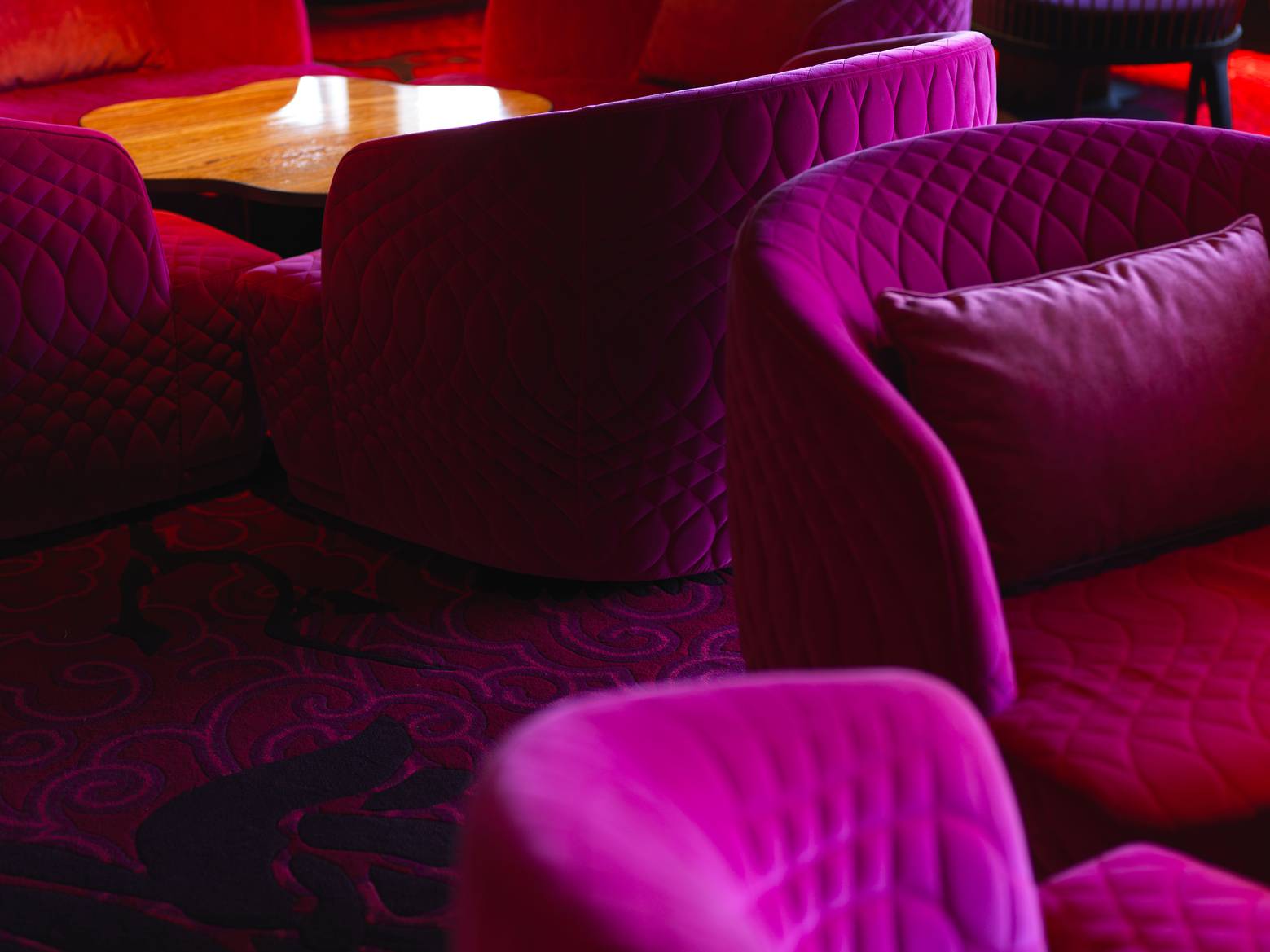 teahouse pink lounge bar 

